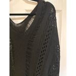 SheIn  Curve Black Knit Poncho V-Neck Pullover Cover Up‎ 2XL Photo 1