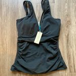 Sea Level Australia Lola Shimmer E Cup Cross Front Singlet Top Size 8 NWT Photo 3