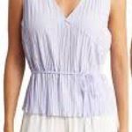 Vince  Crushed Tank Top in Lavender Size Large NWOT Missing belt Photo 0