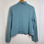 Relativity  Zip Up Sweatshirt Jacket Women’s Size XL Blue Cotton Photo 2