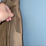 Lattelier High Waisted Pleated Pants Size XL Brown Photo 9