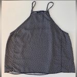 Brandy Melville ⭐️ black and white floral halter style tank top one size Photo 3