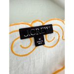 J.Crew  | NWOT Cutwork tunic top in linen in White | Sz M Photo 6