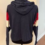 Hollister Red, White & Blue Hooded Long Sleeve T-Shirt Photo 2