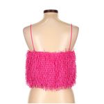 Sunday in Brooklyn  Fringe Cami Hot Pink size L Photo 5