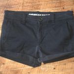 American Eagle black twill midi size 4 shorts Photo 0