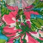 Lilly Pulitzer  Pink and Green Floral Dress Photo 3