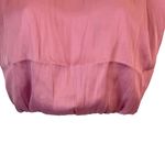 ASTR Bubble Hem Blouse Sleeveless Keyhole Photo 3