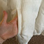 SheIn White Corduroy Puffer Jacket Photo 2