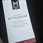 Members Mark Ladies Travel Jogger in Black Soot Photo 11