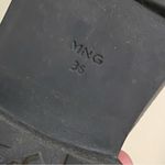 Mango MNG Black Leather Combat Boot Photo 5