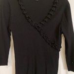 August Silk Black Top Size XL Photo 0
