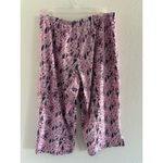 Fresh Produce Pants Womens 2XL Pink Capri Lounge Casual Beachy Coastal Comfort Photo 1