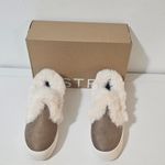 JustFab  Eloise Faux Fur Slip-On Sneaker / Portabella / Women's Size 6.5- 150285 Photo 1