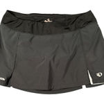 Pearl Izumi Womens L Black Pull On Athletic Skirt with Liner Hidden Pockets Photo 0