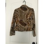 Vtg Selene Sport Women's Juniors Leopard Print Soft Fleece Zip Jacket Size M Size M Photo 8