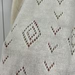 New Vintage Colleen's Collectables Medium Cream White Crochet Sweater Top Photo 4
