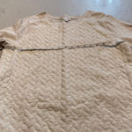 J.Jill Cream Quilted Women's Top size medium Photo 8