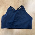 Girlfriend Collective  Topanga Criss Cross Sports Bra XL Midnight Blue Adjustable Photo 5