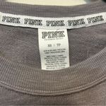 PINK - Victoria's Secret Love  Long Sleeve Tee Spirit Jersey Shirt Gray White NWT Photo 4