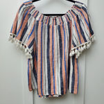 Est. 1946  striped short sleeve‎ shirt size L Photo 0