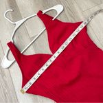 Ralph Lauren Lauren Swimsuit cable knit one piece womens Red (size 16) preppy Photo 2