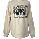 Morgan Wallen‎ Graphic Sweatshirt Country Music Pullover Top Beige Womens Large Tan Photo 0