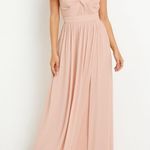 Jenny Yoo  Strapless Luxe Chiffon Bridesmaid Maxi Dress in Whipped Apricot Photo 11