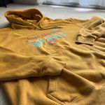Mustard Yellow “Keep Truckin’” Graphic Hoodie Size XL Photo 4