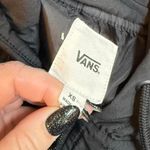 Vans Women’s XS Black Alliance Long Windbreaker Hood Jacket Coat Zipper Trench Photo 5