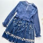 Ted Baker NEW  Women’s Zumi Dress Pearl Print Navy Long Sleeve Size 1 Photo 8