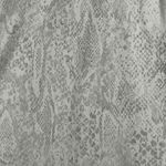 Chico's  Shirt Women 12 Snakeskin Button Down 3/4 Sleeve Collared Top Gray Neutral Photo 5