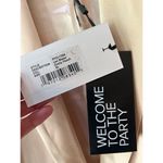 retrofete Leo Satin Single Button Blazer Dusty Peach Womens Size XL Pink Photo 13