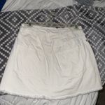 Free People White Zip Up Mini Skirt Photo 1