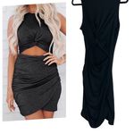 Chic Black Cutout Dress size small Photo 1