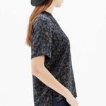 Madewell Ink Spot Leopard Silk Front Row Blouse Photo 1