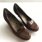 Franco Sarto L-JULY suede leather loafer pump Photo 0