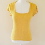Pink republic  mustard ribbed tee size medium Photo 1