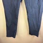 Frank & Eileen  Wicklow Italian Chino Pants Women's Size 8 Vintage Navy Raw Hem Photo 3