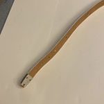 Brighton Leather Belt 90s Vintage Y2K, White Leather Photo 8