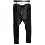 SIMPLY VERA WANG BLACK FAUX LEATHER PULLON MOTO LEGGINGS XL Photo 6