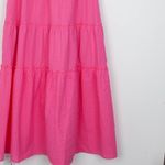 Old Navy Womens Smocked Tiered Midi Dress Size L Stretch Cottagecore Peasant Photo 9