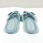 Stuart Weitzman  Sofia Bow Slide Sandals Light Blue 9 NEW Photo 4