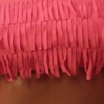 Victoria's Secret NWOT Victoria’s Secret Tavik Neon Pink Fringe Swim Top Size XS Photo 1