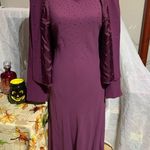 Casual Corner Eggplant Purple Dress Suit Size 6 Photo 4