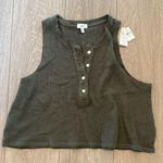 Aerie  Sunspun Waffle Cropped Tank Top Women’s medium NWT Photo 0