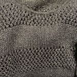 525 America Brown Gold Metallic Crochet Sweater Size Medium Photo 7