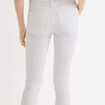 Madewell NEW 10" High-Rise Skinny Crop‎ Jeans in Pure Whit, 24 Photo 0