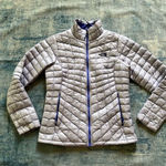 The North Face Purple Lightweight Quilted Pattern Puffer Jacket Women's Medium Photo 0