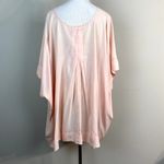 The Odells Top Womens Medium Pink Oversized Relaxed Fit V Photo 5